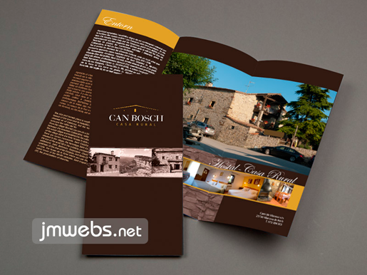 Impresión en Imprenta Online de Folletos para Casas de Turismo Rural